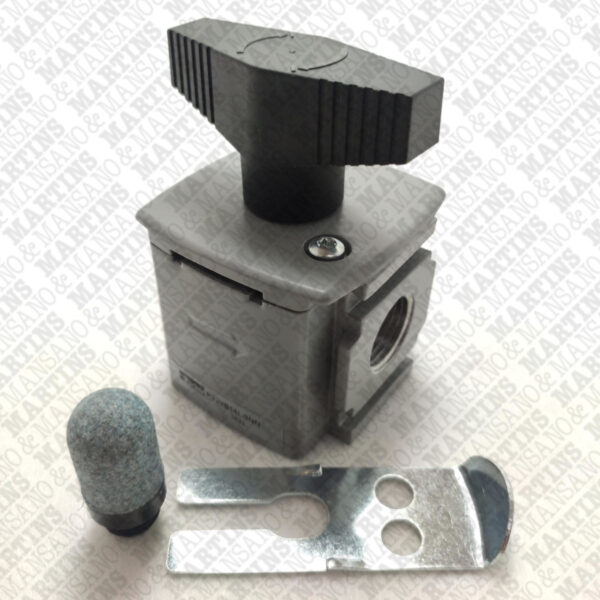 P32VB14LBNN - Válvula bloqueio de segurança R 1/2" BSP para FRL Série Global
