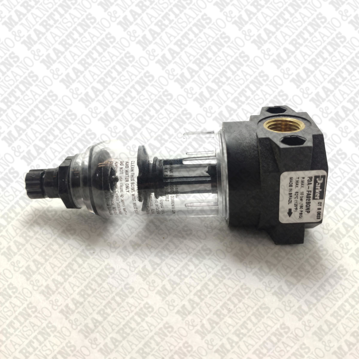 P3AFA92BGNP - Filtro série P3A Elemento 40 micra 0 - 10,0 bar R 1/4" NPT