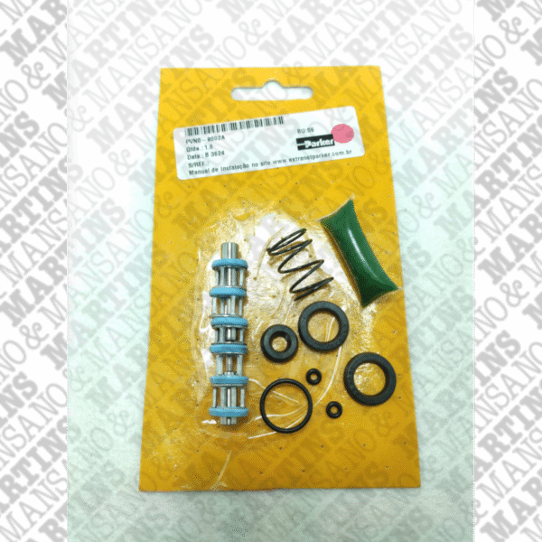 PVN08002A - Kit de reparo para válvulas solenoide e piloto de 5/2 vias da serie PVN com êmbolo