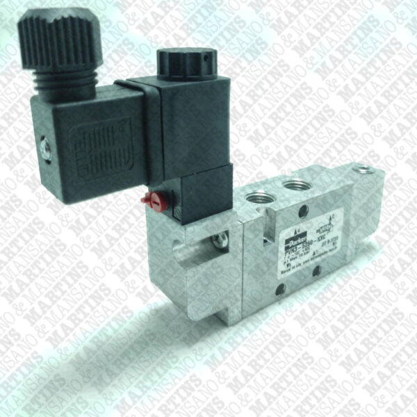 PVN3525057C - Válvula solenoide/piloto diferencial, 5/2 vias, 220 VCA R 1/4" NPT - Imagem 2