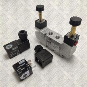 PVN3505049C - Válvula duplo solenoide 5/2 vias 220 VCA R 1/4″ NPT