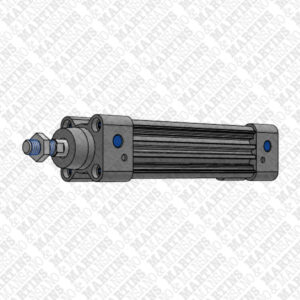 P1FS032MC - Cilindro pneumático dupla ação Ø32mm com amortecimento e êmbolo magnético