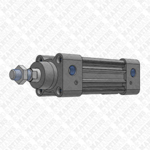 P1FS040MC - Cilindro pneumático dupla ação Ø40mm com amortecimento e êmbolo magnético