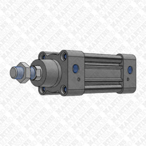 P1FS050MC – Cilindro pneumático dupla ação Ø50mm com amortecimento e êmbolo magnético